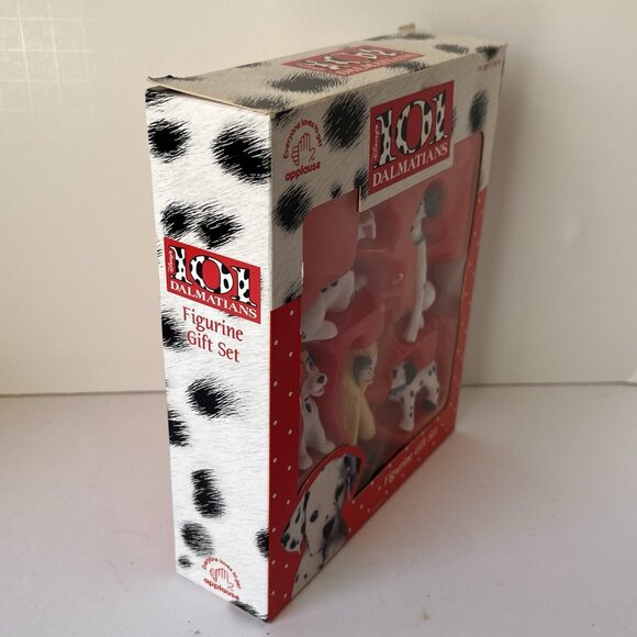 101 Dalmatians Figurine Gift Set 5 Pc Wizzer Jewel Cruella Vintage 90s Applause - Picture 8 of 12